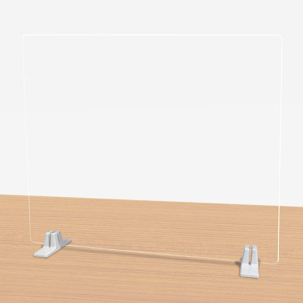 クロススタンド式 超低反射アクリルパーテーション