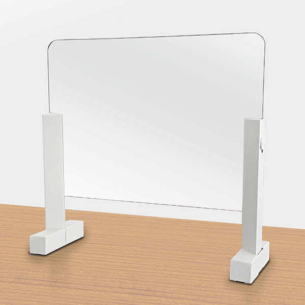 紙製スタンド式 テーブルパーテーション